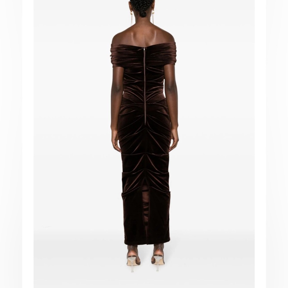 Layne velvet ruched dress - Picture 5 of 12